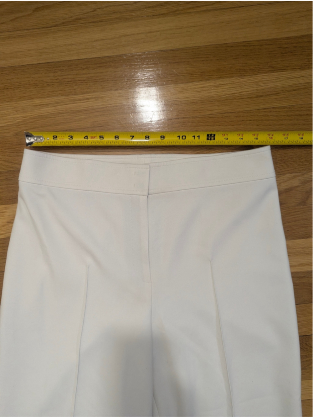 Akris Punto Cream Kick Flare Crop Trousers Size 10 - Picture 12 of 16